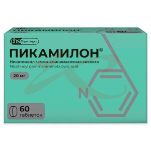 Пикамилон таблетки 20мг №60. Фото