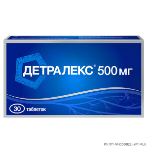Детралекс таблетки покрытые оболочкой 500мг №30. Фото