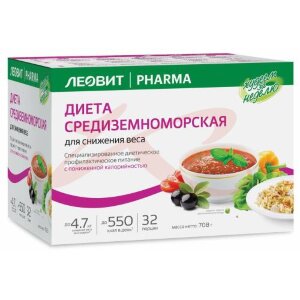 Леовит худеем за неделю программа питания 708г средиземноморская диета д/снижения веса. Фото