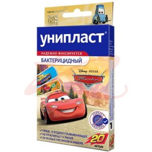 Унипласт лейкопластырь бактерицидный №20 тачки. Фото