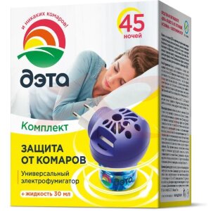 Дэта фумигатор + жидкость 45 ночей. Фото