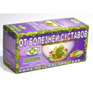 Сила росс.трав №14 фиточай от болезней суставов 1,5г. №20 пак. ( + стевия). Фото