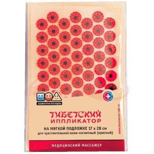 Изображение Иппликатор кузнецова тибетский 17х28 красн. мяг. подл. /кортин/ Иппликатор кузнецова тибетский 17х28 красн. мяг. подл. /кортин/. Фото