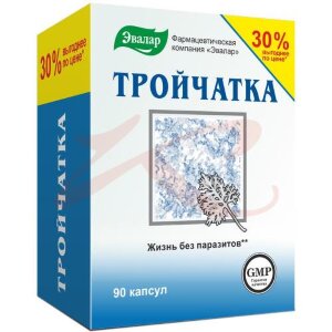 Эвалар тройчатка капсулы 420мг №90 бад. Фото