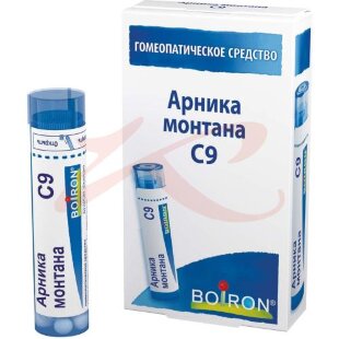 Арника монтана с9 гранулы гомеопатические 4г монокомп препар растит происх. Фото