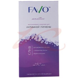 Фаво средство для интимной гигиены 250мл сенситив д/чувст кожи. Фото
