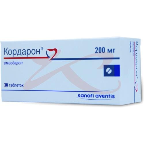 Кордарон таблетки 200мг №30 купить в Воронеже | интернет-аптека Картинки
