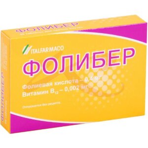 Изображение Фолибер таблетки №28 Фолибер таблетки №28. Фото