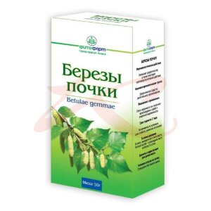 Березы почки цельные 50г. Фото