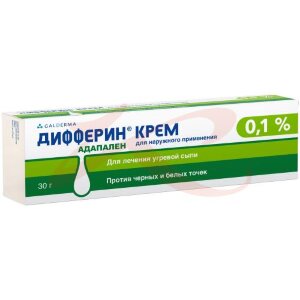 Изображение Дифферин крем для наружного применения 0.1% 30г Дифферин крем для наружного применения 0.1% 30г. Фото