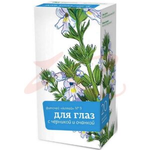 Алтай фиточай 2г №20 д/глаз с черникой и очанкой №9. Фото