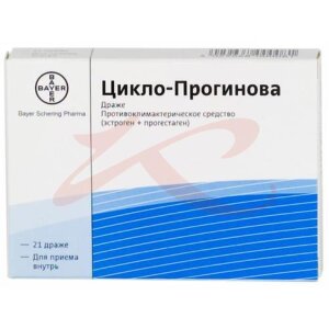 Цикло-прогинова таблетки покрытые пленочной оболочкой набор 0.5 мг + 2 мг и 2 мг №21 /в наб /в наборе: таблетки, покрытые оболочкой светло-коричневого цвета-10 шт. и таблетки, покрытые оболочкой белые цвета -11 шт./. Фото