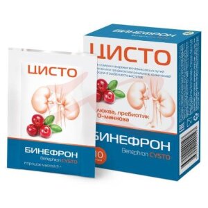 Бинефрон цисто порошок для приготовления раствора для приема внутрь 3г №10. Фото