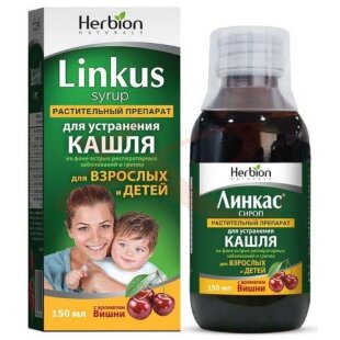 Изображение Линкас сироп 150мл вишня /в комплекте со стаканчиком мерным/ Линкас сироп 150мл вишня /в комплекте со стаканчиком мерным/. Фото