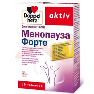 Доппельгерц актив менопауза форте таблетки №30. Фото