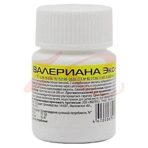 Валериана эко таблетки №50 (бад). Фото