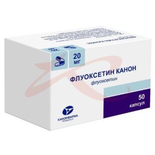 Флуоксетин-канон капсулы 20мг №50. Фото