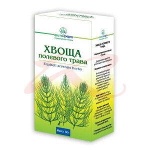 Хвоща полевого трава измельченная 50г. Фото