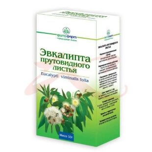 Изображение Эвкалипта прутовидного листья измельченные 50г Эвкалипта прутовидного листья измельченные 50г. Фото