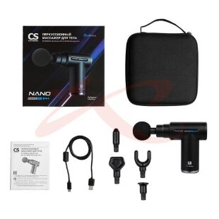 Сиэс медика массажер перкуссионный для тела вибрапульсар cs-v9 nano massage gun. Фото
