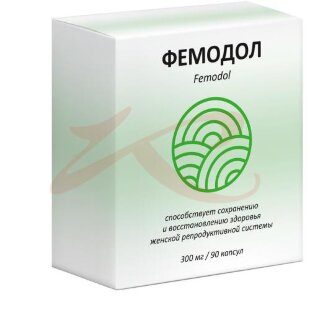 Изображение Фемодол капсулы 300мг №90 Фемодол капсулы 300мг №90. Фото