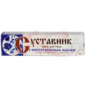 Суставник крем для тела 50г с винтегреневым маслом. Фото