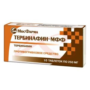 Тербинафин-мфф таблетки 250мг №10. Фото