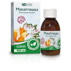 Мукалтишка сироп 100мл. Фото