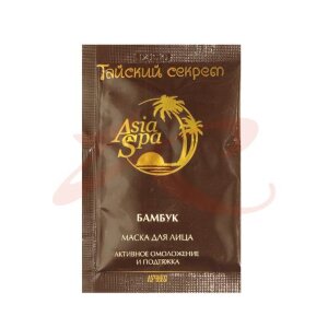 Тайский секрет азия спа маска д/лица бамбук омол. + подтяж. 10мл. №1 [asia spa]. Фото