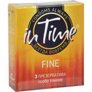 Ин тайм презервативы №3 файн особо тонкие. Фото
