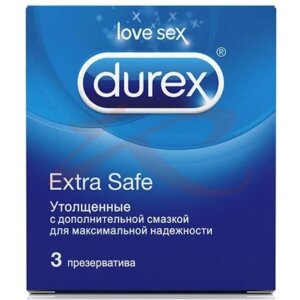 Дюрекс презервативы №3 экстра сейф утолщенные. Фото