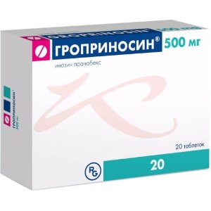 Гроприносин таблетки 500мг №20. Фото