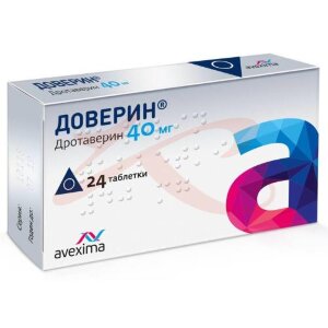 Доверин таблетки 40мг №24. Фото