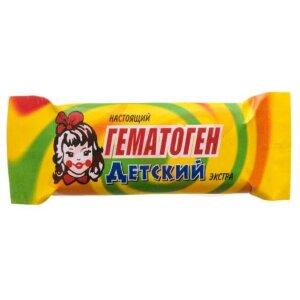 Гематоген настоящий детский 40г. экстра плитка /возрождение и развитие/. Фото