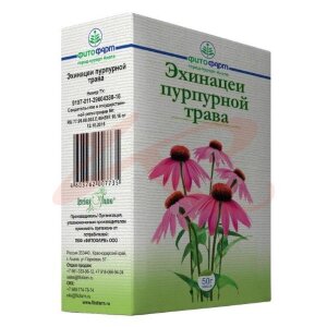 Целебная поляна эхинацеи пурпурной трава 50г. Фото
