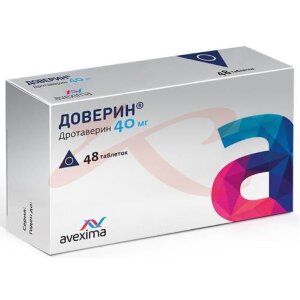 Доверин таблетки 40мг №48. Фото