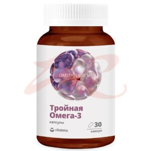 Изображение Витатека тройная омега-3 капсулы 950мг 1700мг №30 Витатека тройная омега-3 капсулы 950мг 1700мг №30. Фото