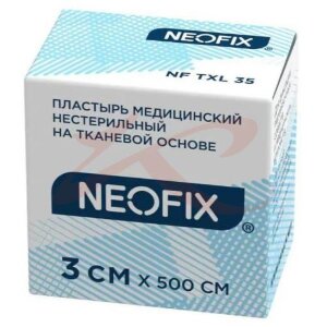 Изображение Неофикс пластырь медицинский 2х500см ткан Неофикс пластырь медицинский 2х500см ткан. Фото