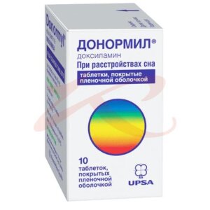 Донормил таблетки покрытые пленочной оболочкой 15мг №10. Фото