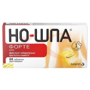 Но-шпа форте таблетки 80мг №24. Фото