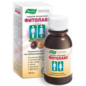 Эвалар фитолакс концентрат жидкий 100мл фрукты и травы. Фото