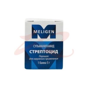 Стрептоцид порошок для наружного применения 5г №1. Фото