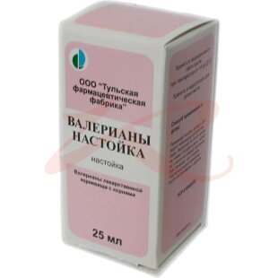 Валерианы настойка 25мл. Фото