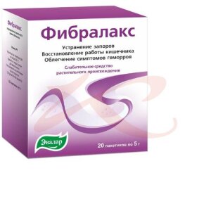 Фибралакс порошок для приготовления суспензии для приема внутрь 5г №20. Фото