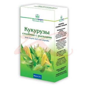 Изображение Кукурузы столбики с рыльцами сырье растительное измельченное 35г Кукурузы столбики с рыльцами сырье растительное измельченное 35г. Фото