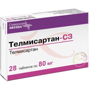 Телмисартан-сз таблетки 80мг №28. Фото