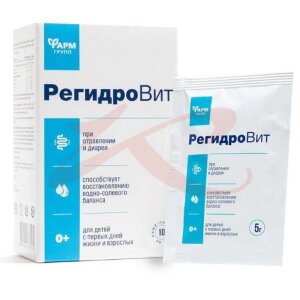 Регидровит порошок для приема внутрь 5г №10. Фото