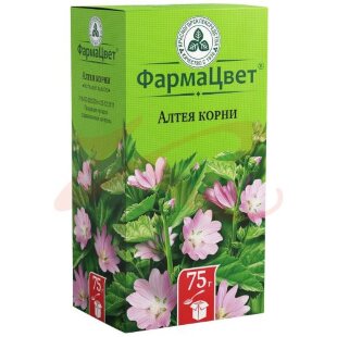 Алтея корни сырье растительное измельченное 75г. Фото