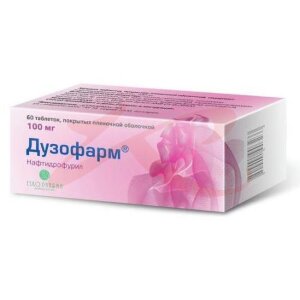 Дузофарм таблетки покрытые пленочной оболочкой 100мг №60. Фото