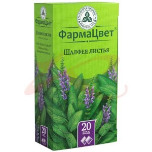 Шалфея листья листья измельченные 1,5г №20. Фото